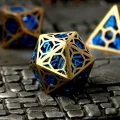 Kości metalowe wydrążone Azure Crown (zestaw 7 szt.) — zawartość (producent)