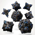 Kości metalowe Obsidian Alloy (zestaw 7 szt.) — przód (producent)