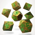 Kości metalowe Scaleheart Gold (zestaw 7 szt.) — przód (producent)