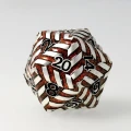 Kość metalowa D20 33 mm Forgespired — przód (producent)