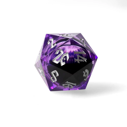 Kość żywiczna D20 33 mm Void Vision (floating eye) — przód (producent)