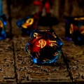 Kości żywiczne Chromatic Dragon's Gaze Floating Eye (zestaw 7 szt.) — zawartość (producent)