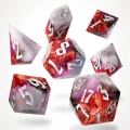 Kości żywiczne Ruby Rift Sharp Edge (zestaw 7 szt.) — przód (producent)