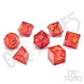 Kości żywiczne Dragonheart Sharp Edge (zestaw 7 szt.) — przód (producent)