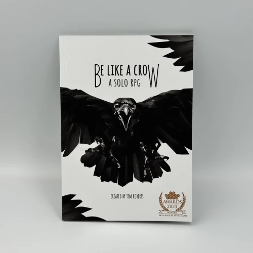 Be like a crow Solo RPG Corebook Reprint — przód (producent)