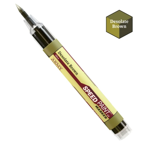 Army Painter Speedpaint Marker Desolate Brown — przód (producent)