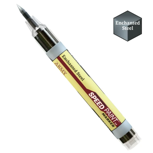 Army Painter Speedpaint Marker Enchanted Steel — przód (producent)