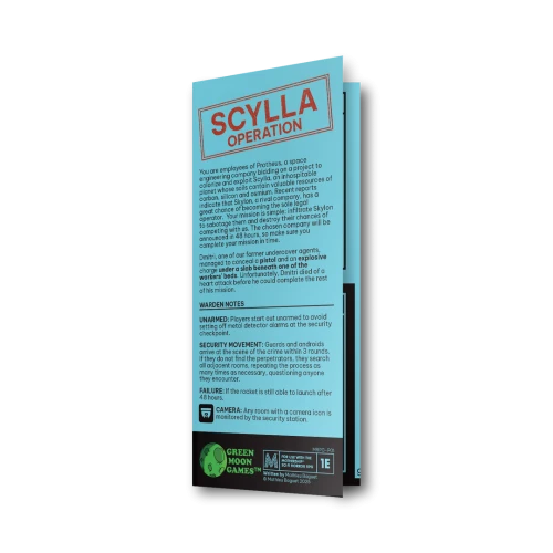 Mothership RPG Scylla Operation — przód (producent)