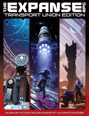 The Expanse RPG Transport Union Edition Core Rulebook — przód (producent)