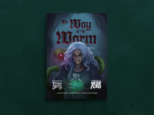 Pirate Borg The Way of the Worm — przód (producent)