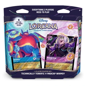 Lorcana TCG S14 Hyperia City 2-Player Starter Set (Technically Terrific & Madcap Whimsy)