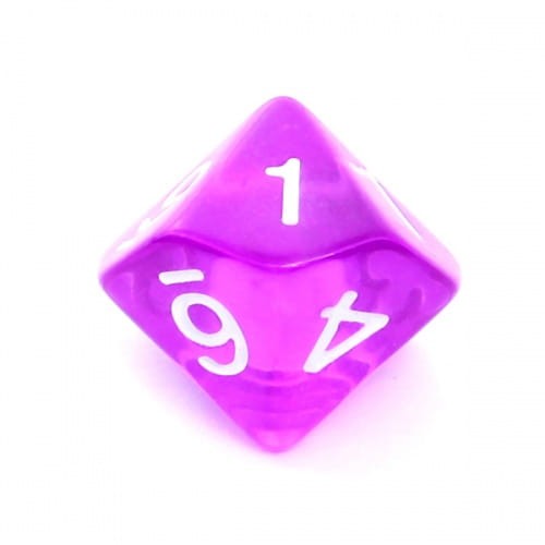 Kość REBEL kryształowa 10 Ścian - Cyfry - Fioletowa.jpg