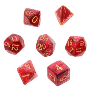 Gęsty Rdzeń Czerwony zestaw kości Rebel