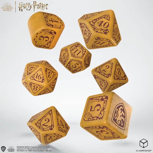 Gryfindor Modern Dice Set - Gold.jpg