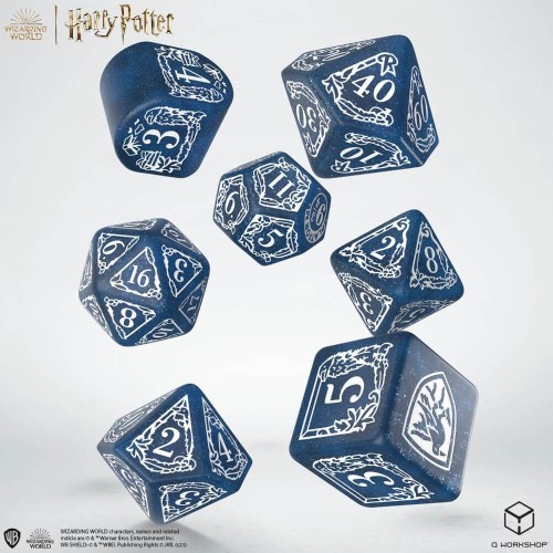 Ravenclaw Modern Dice Set - Blue.jpg