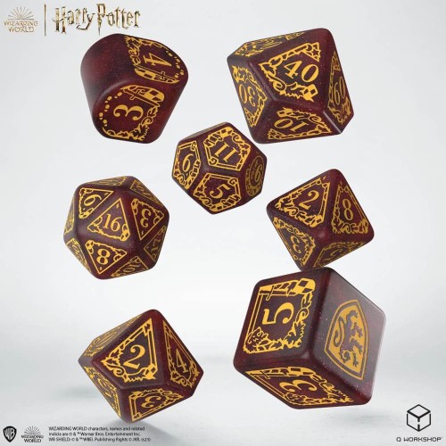 Gryfindor Modern Dice Set - Red.jpg