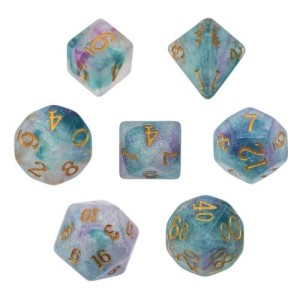 Akrylowe Kości RPG Esencja Magii