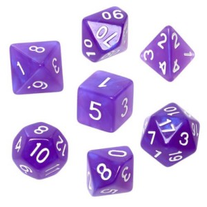 Kamienie Księżycowe Ametyst, Zestaw Kości RPG