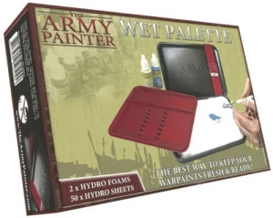 Army Painter Mokra Paleta — zestaw podstawowy (50 arkuszy + 2 gąbki)