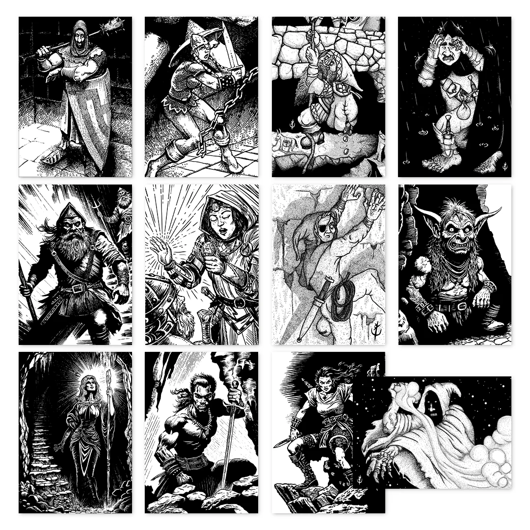 Shadowdark 12 Characters