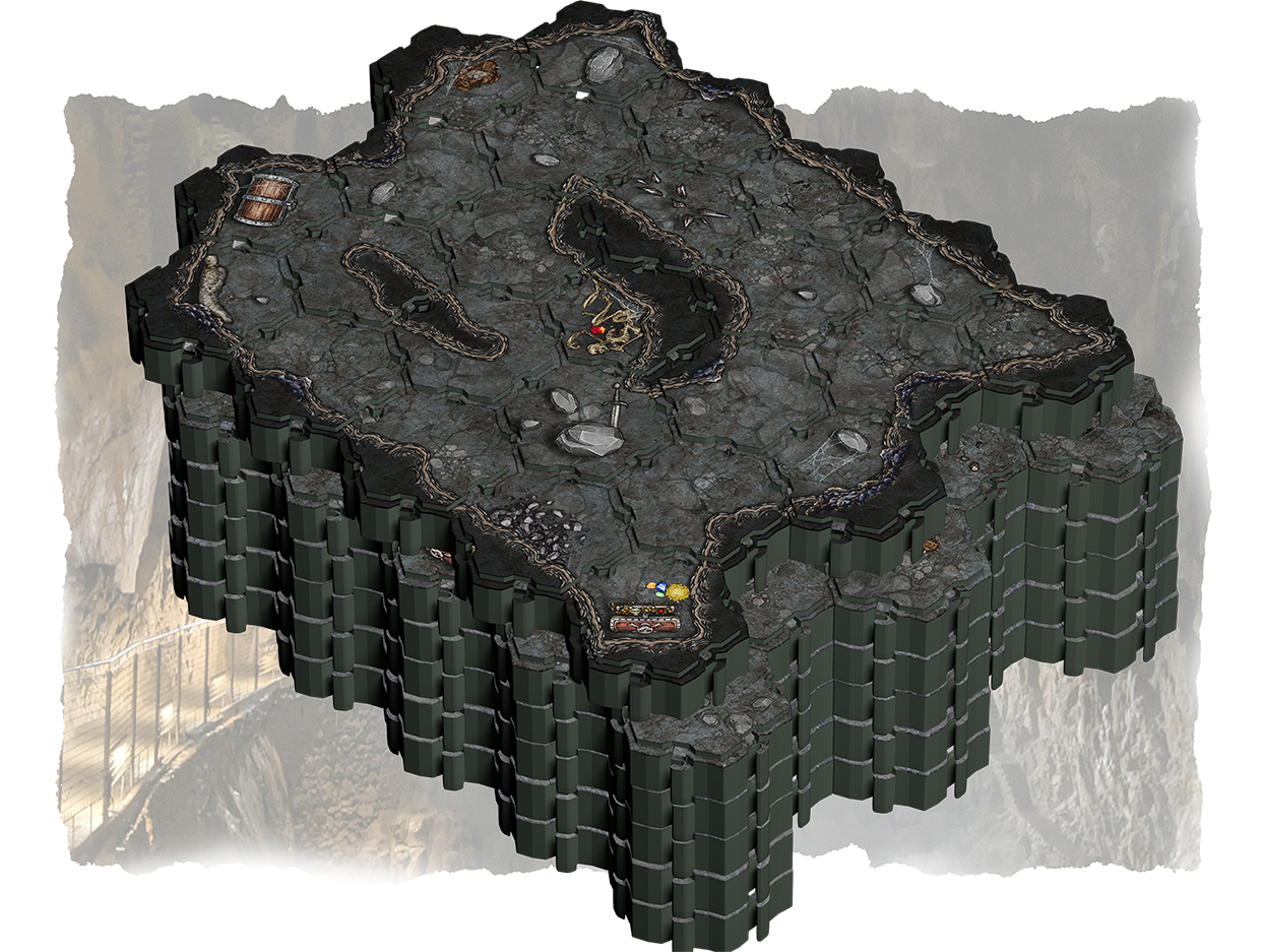 Lorescape Caverns Interior Pack (150 płytek)