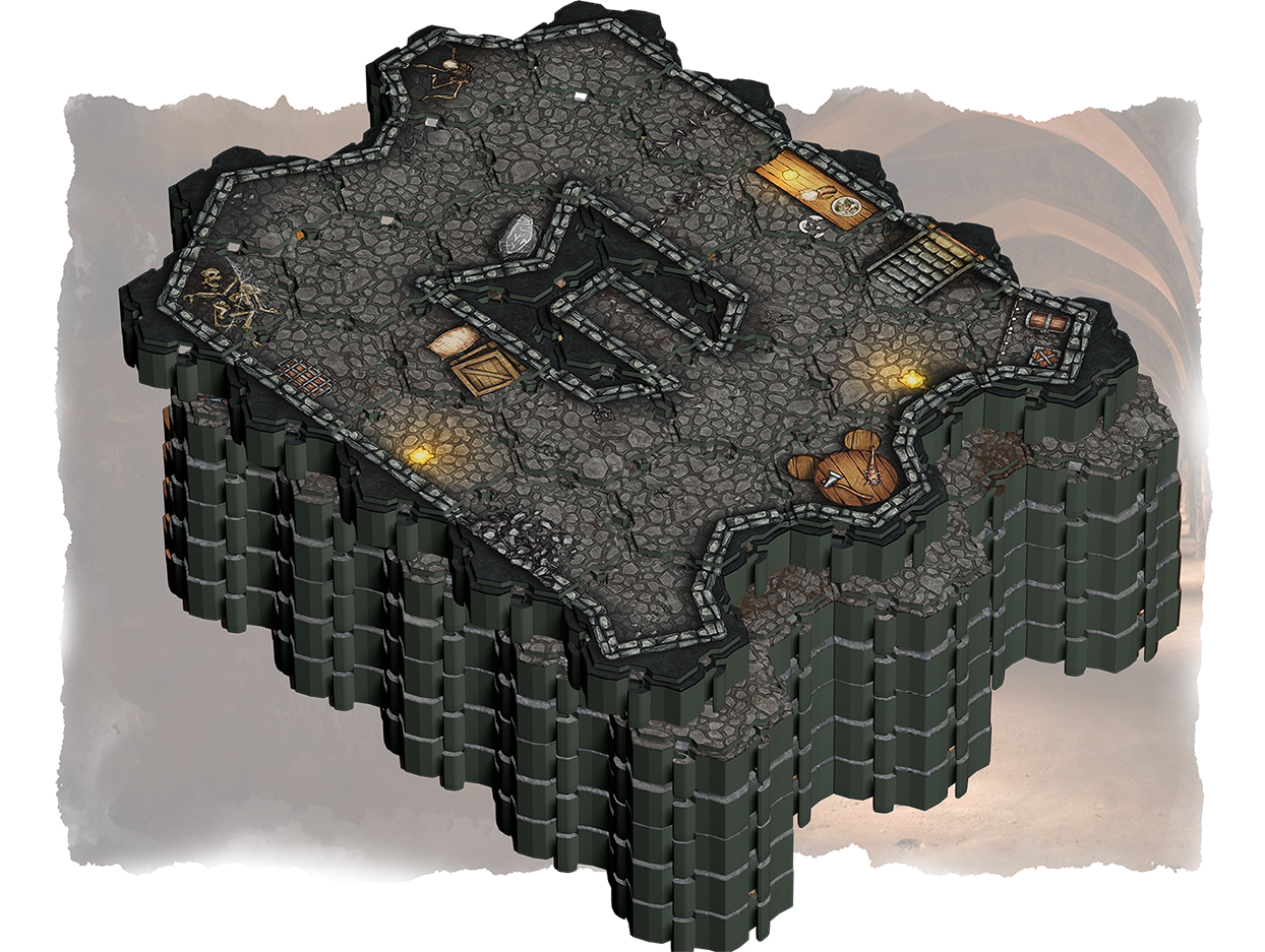 Lorescape Dungeons Interior Pack (150 płytek)